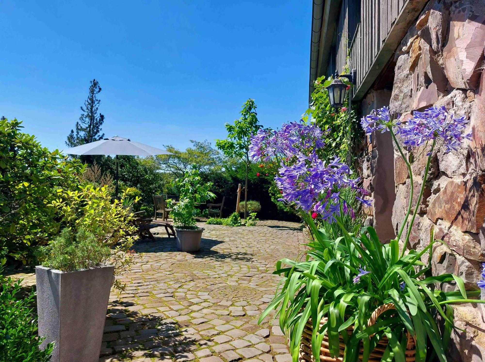 Kleines Haus Mitten In Der Natur Mit Eigener Terrasse Und Sonnenbalkon Halver Exterior photo